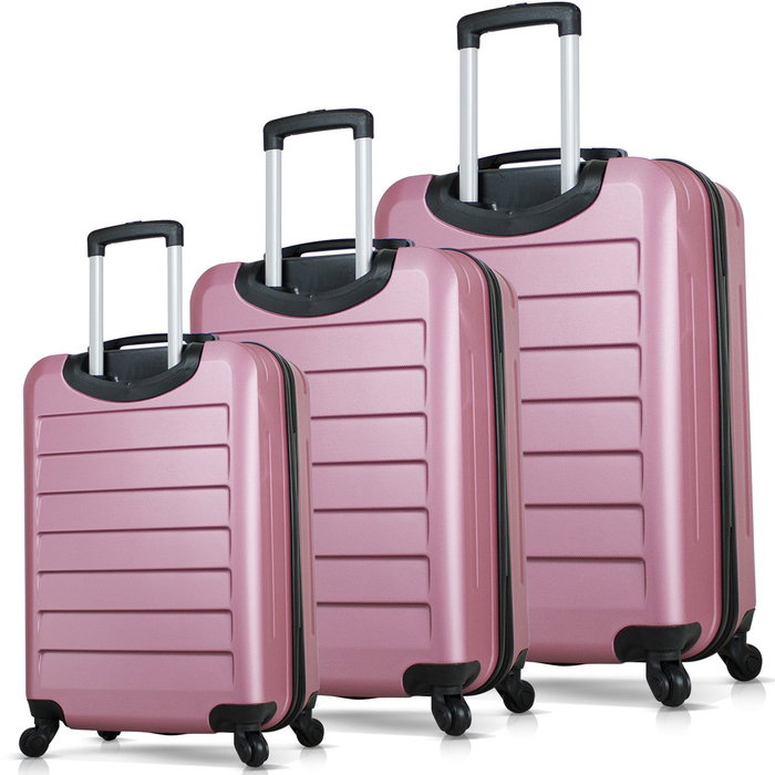 Zoozie Bags Juego de maletas de 3 piezas en Oro rosa Zoozie Bags Juego de maletas de 3 piezas en Oro rosa